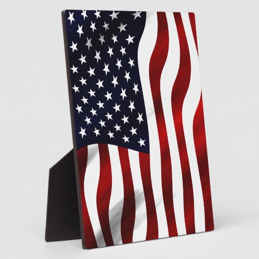 Amerikaanse vlagpatriottische onafhankelijkheidsda fotoplaat (Zijkant)