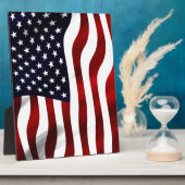 Amerikaanse vlagpatriottische onafhankelijkheidsda fotoplaat (Zijkant)