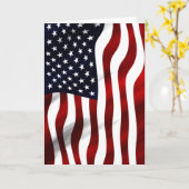 Amerikaanse vlagpatriottische onafhankelijkheidsda kaart (Gele Bloem)