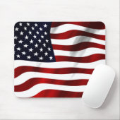 Amerikaanse vlagpatriottische onafhankelijkheidsda muismat (Met muis)