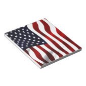 Amerikaanse vlagpatriottische onafhankelijkheidsda notitieblok (Schuin)
