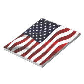 Amerikaanse vlagpatriottische onafhankelijkheidsda notitieblok (Linkerzijde)