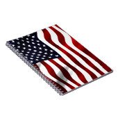 Amerikaanse vlagpatriottische onafhankelijkheidsda notitieboek (Rechterzijde)