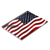 Amerikaanse vlagpatriottische onafhankelijkheidsda notitieboek (Linkerzijde)