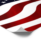 Amerikaanse vlagpatriottische onafhankelijkheidsda poster (Hoek)