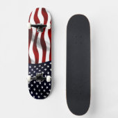 Amerikaanse vlagpatriottische onafhankelijkheidsda skateboard (Voorkant)