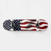 Amerikaanse vlagpatriottische onafhankelijkheidsda skateboard (Horizontaal)