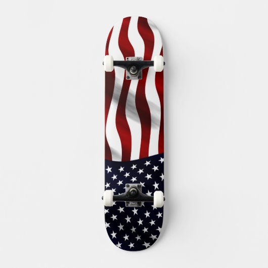 Amerikaanse vlagpatriottische onafhankelijkheidsda skateboard (Voorkant)