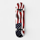 Amerikaanse vlagpatriottische onafhankelijkheidsda skateboard (Voorkant)