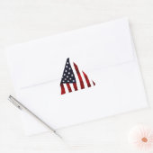 Amerikaanse vlagpatriottische onafhankelijkheidsda sticker (Envelop)