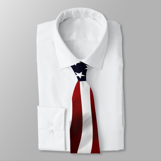 Amerikaanse vlagpatriottische onafhankelijkheidsda stropdas (Gebonden)