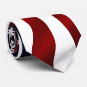 Amerikaanse vlagpatriottische onafhankelijkheidsda stropdas (Opgerold)