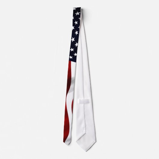 Amerikaanse vlagpatriottische onafhankelijkheidsda stropdas (Achterkant)