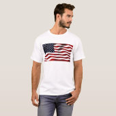 Amerikaanse vlagpatriottische onafhankelijkheidsda t-shirt (Voorkant volledig)