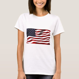 Amerikaanse vlagpatriottische onafhankelijkheidsda t-shirt