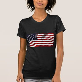 Amerikaanse vlagpatriottische onafhankelijkheidsda t-shirt