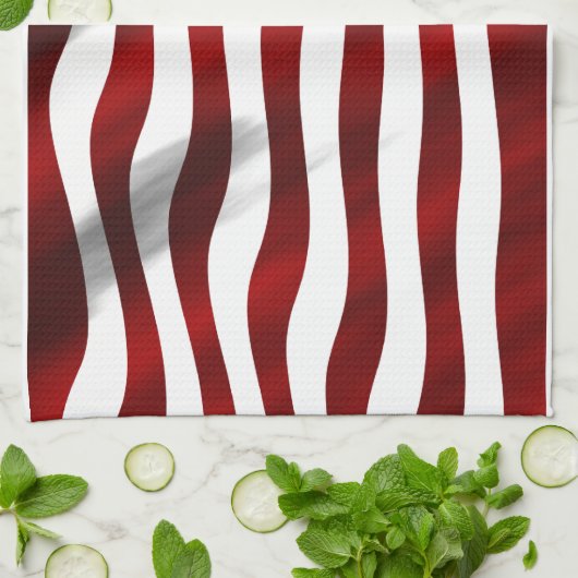 Amerikaanse vlagpatriottische onafhankelijkheidsda theedoek (Gevouwen)