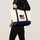 Amerikaanse vlagpatriottische onafhankelijkheidsda tote bag (Voorkant (product))