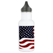 Amerikaanse vlagpatriottische onafhankelijkheidsda waterfles  (Links)
