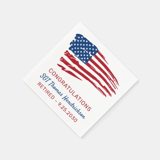 Amerikaanse vlagpatriottische partij bij de milita servet (Hoek)