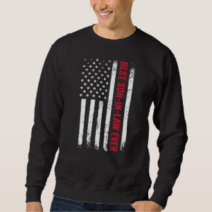 Amerikaanse vlagpatriottische Vintage beste zoon i Trui