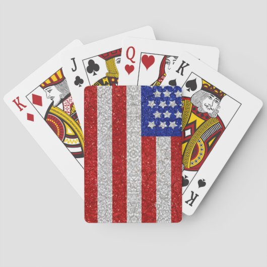  Amerikaanse vlagspelkaarten Pokerkaarten (Achterkant)