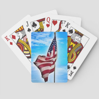 Amerikaanse vlagspelkaarten pokerkaarten