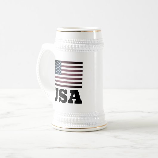  Amerikaanse vlagstaatbier mok (Voorkant links)