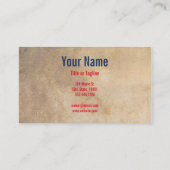 Amerikaanse vlagstaatonafhankelijkheid visitekaartje (Achterkant)