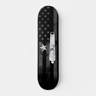 -Amerikaanse vlagster- en kanonskateboard Persoonlijk Skateboard