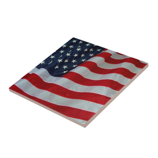 AMERIKAANSE VLAGTIL TEGELTJE (Zijkant)