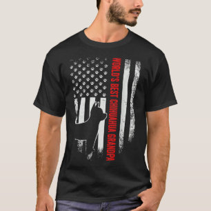 -Amerikaanse vlagwereld S Best Chihuahua Grand T-shirt