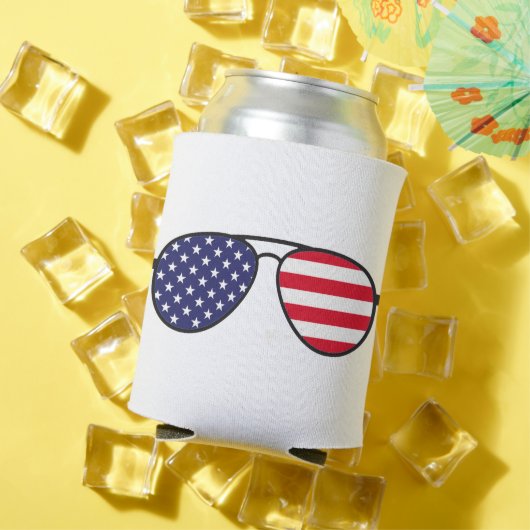 Amerikaanse vlagzonnebril blikjeskoeler (Insitu Zomer)