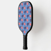 Amerikaanse vlagzonnebril pickleball paddle (Links)