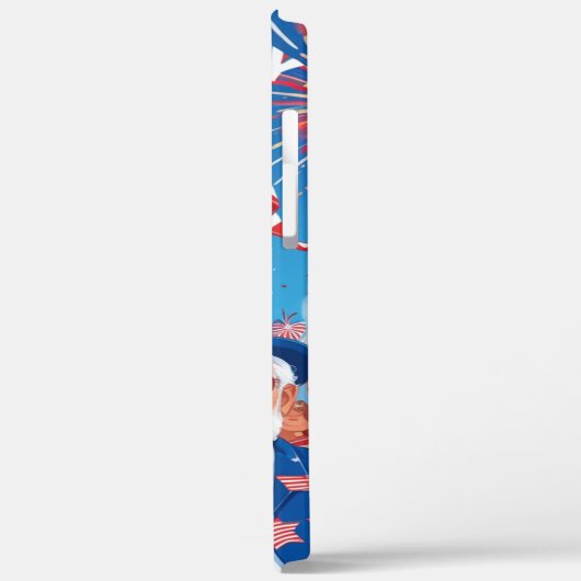 Amerikaanse Vlam Case-Mate iPhone Case (Achterkant / Links)