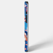 Amerikaanse Vlam iPhone Hoesje (Linkerkant)
