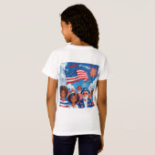 Amerikaanse vlam t-shirt (Achterkant volledig)