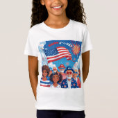Amerikaanse vlam t-shirt (Voorkant)
