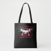 Amerikaanse vliegdekbestuurder Pilot VS-bestuurder Tote Bag (Voorkant)