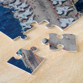 AMERIKAANSE VLIEGTUIG CARRIERS "MONTAGE" LEGPUZZEL (Zijkant)