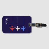 Amerikaanse vliegtuigen bagagelabel (Voorkant (horizontaal))
