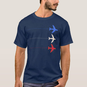 Amerikaanse vliegtuigen t-shirt