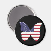 amerikaanse vlinder magnet (Voorkant / Achterkant)