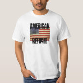 AMERIKAANSE VLUCHTELING T-SHIRT (Voorkant)