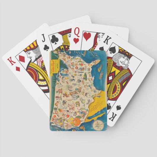  Amerikaanse voedselkaart Pokerkaarten (Achterkant)