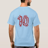 Amerikaanse voetbal 2 t-shirt (Achterkant)