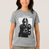 Amerikaanse Voetbal Aap Tri-Blend Shirt (Voorkant)