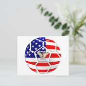 Amerikaanse Voetbal-cadeaus voor fans Briefkaart (Staand voorkant)