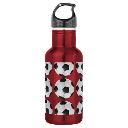 Amerikaanse voetbal of voetbalbal waterfles (Voorkant)