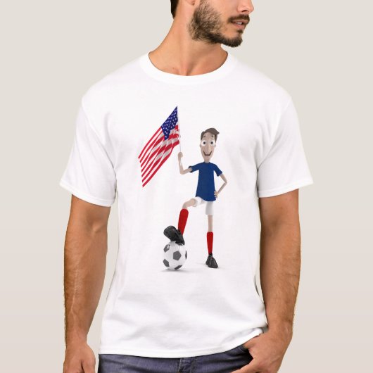 Amerikaanse voetbal t-shirt (Voorkant)